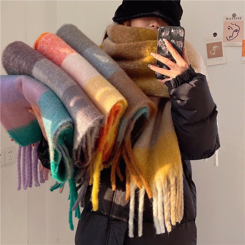 Cashmere Pashmina Wrap - 2025Новый зимний толстый теплый шарф, женский