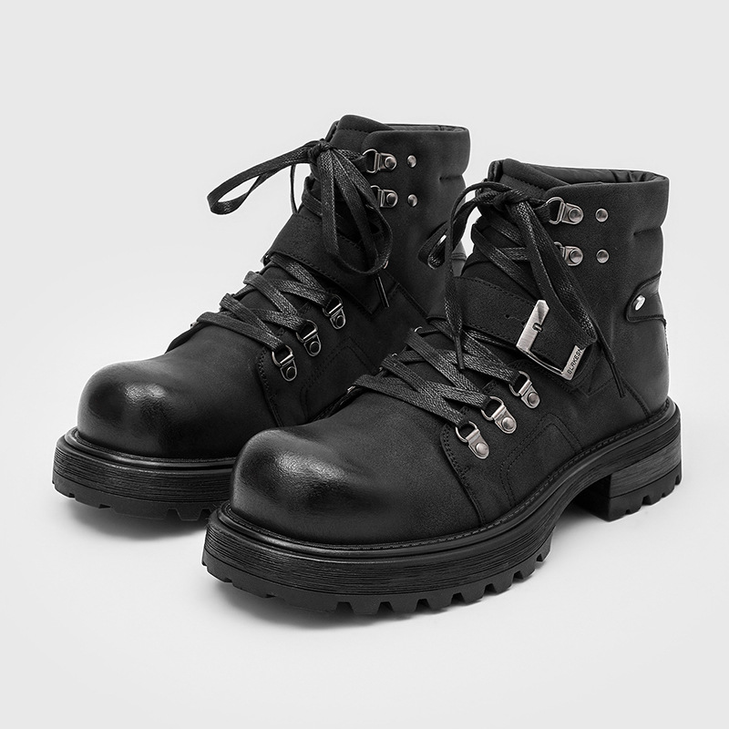 Waterproof Winter Boot - Брендовые мужские кожаные ботинки, мотоциклетные зимние
