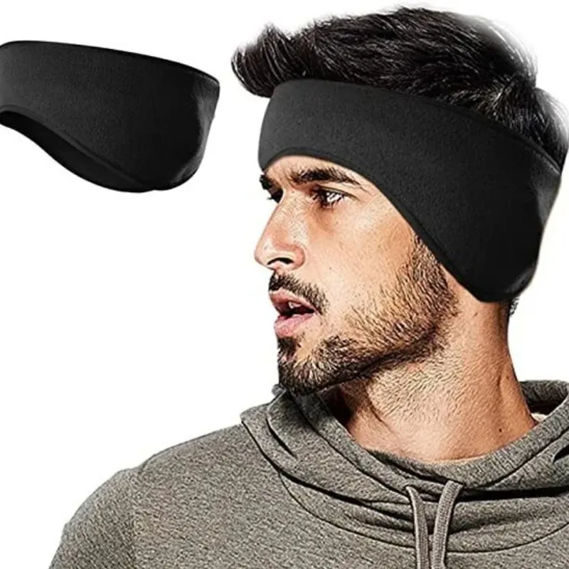 Winter Headband Fleece - 1 шт. Стильные зимние наушники-повязки из