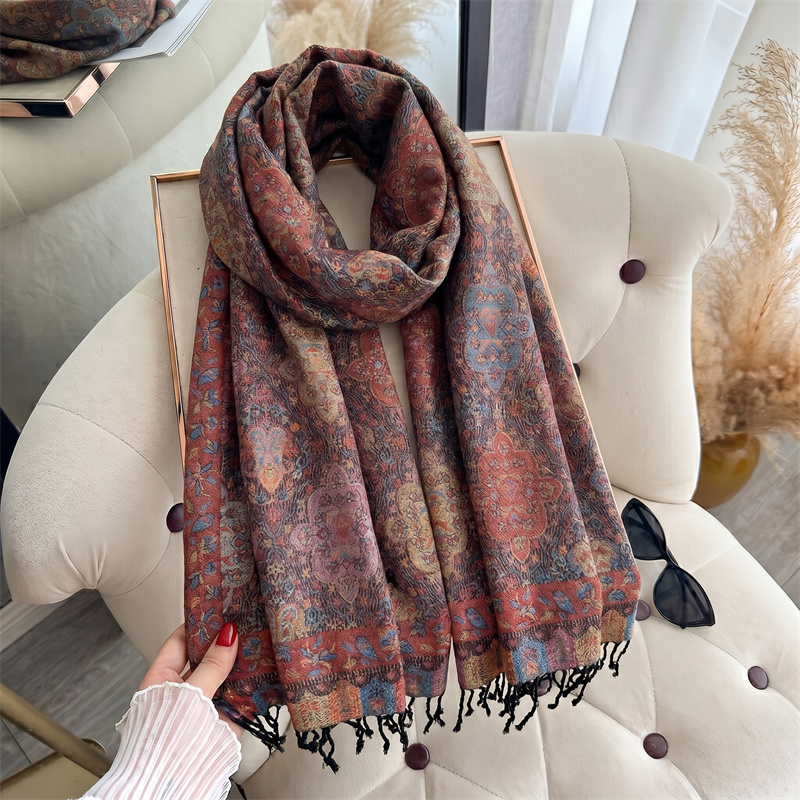 Новые роскошные женские осенне – обзор и цена Cashmere Pashmina Wrap