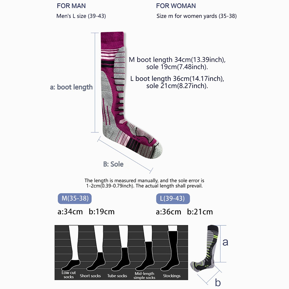 GTUBIKE Лыжные носки из мерино – обзор и цена Thermal Sock Wool