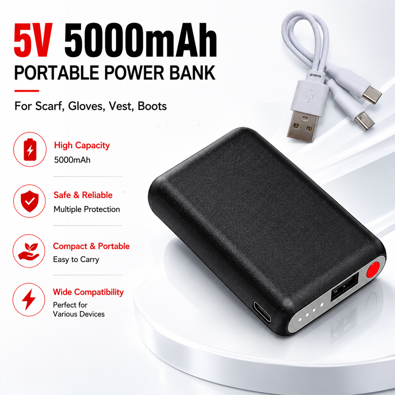 Аккумулятор 5В 5000мАч для пер – обзор и цена Heated Vest Battery