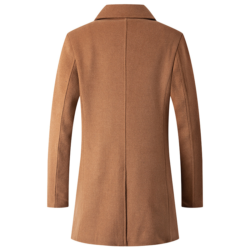 Двубортное пальто, Мужская шер – обзор и цена Wool Coat Peacoat